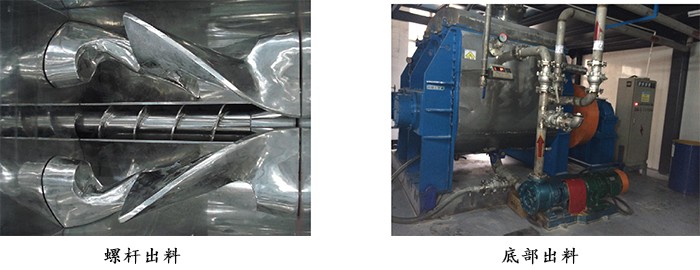 真空捏合機(jī)螺桿出料和底部出料 真空捏合機(jī)螺桿出料和底部出料